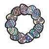 Color Your Own Fuzzy Easter Egg Wreath - Makes 12 - DIY Crafts for Kids view 1
