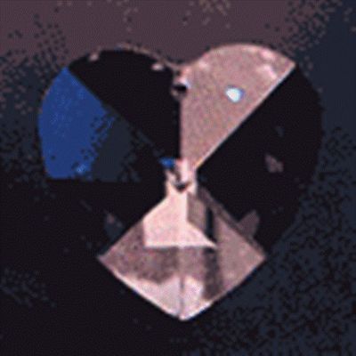AKBIK Heart-Facet.40mmClear
