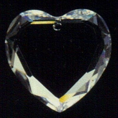 Bevel Heart-18mm Aurora B