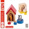 Hape Family Pets Wooden Dollhouse Animal Set view 2
