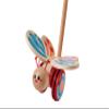 Award Winning Hape Butterfly Wooden Push and Pull Walking Toy, L: 6.3, W: 5.8, H: 22.2 inch, Red view 2