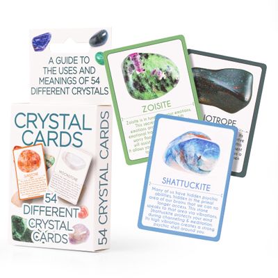 Crystal Healing Deck- Complete Guide to Meaning & Uses of Crystal, Stones, and Gems - 54 Crystal Oracle Cards - Enhance Your Body Care Routine & Energize Your Life