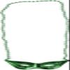 Beads w/Mask Medallion (asstd gold, green, purple) Party Accessory (1 count) (1/Card) view 2