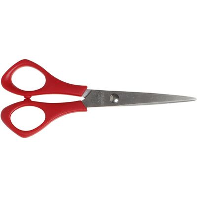 School Scissors, L: 14 cm, Left-handed, 1 pc