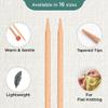 KnitPro Basix Beech Single Pointed Needles 12" (30cm) | US Size 10 (6mm) view 3