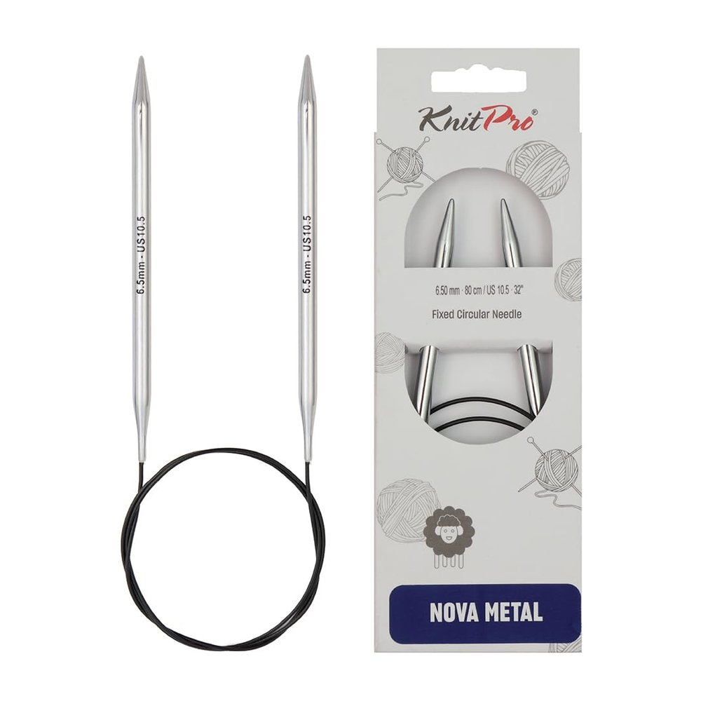KnitPro Nova Fixed Circular Needles 47" (120cm) | US Size 10.5 (6.5mm)