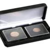 LEUCHTTURM1917 Nobile Coin Case for 2 Quadrum, 50 x 50 mm, Black view 2