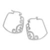 Amethyst and Peridot Earrings on French Wire view 1