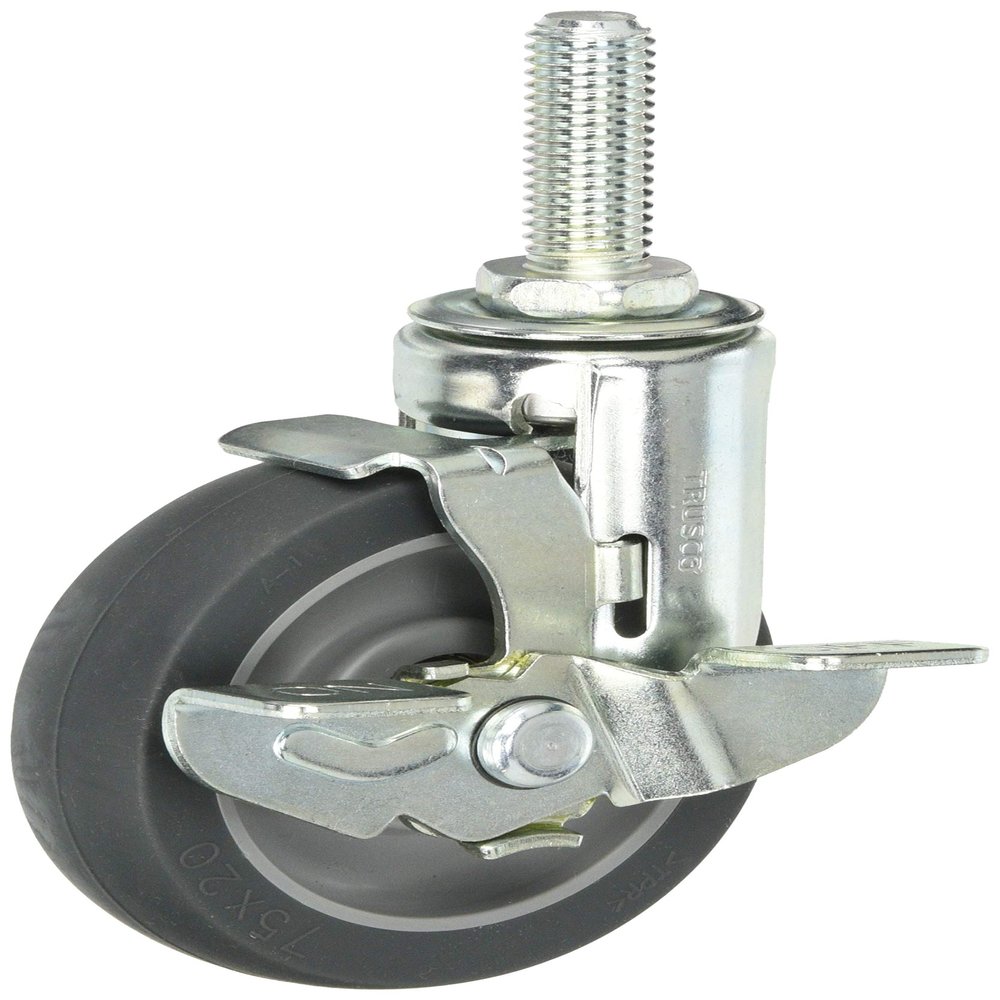TRUSCO Noise-reducing Caster TYEFT-75ELBDS