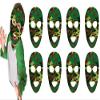 Adventurous Camouflage Paper Masks Birthday Party Favours Accessory,7.3" x 6.5", Pack of 8. view 2