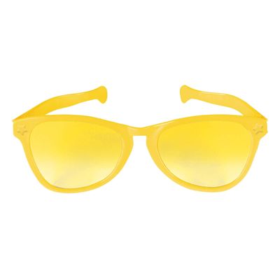 Amscan 259769.09 Yellow Jumbo Glasses, 1ct, 11"