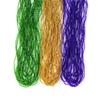Fun Express Metallic Mardi Gras Beads - 144 Pieces Plastic Purple Gold and Green Round Beads for Jewelry view 3