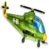 38" Helicopter Balloon Green view 1