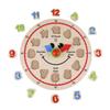 Hape Wooden Colorful Happy Clock Knob Puzzle| Clock Time Learning Educational Toy for Kids view 2