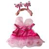 Butterfly Dancing Outfit Teddy Bear Clothes Fits Most 14" - 18" Build-a-bear and Make Your Own Stuffed Animals view 2