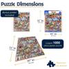 White Mountain Puzzles The Eighties - 1000 Piece Jigsaw Puzzle view 3