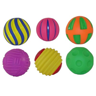 Get Ready Kids Sensory Balls for Toddlers & Babies - Set of 6 Colorful Textured Tactile Balls - Baby Toys for 6-12 Months & 1 Year Old - Developmental Play, Motor Skills, Therapy & Montessori Learning