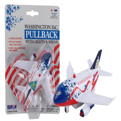 Daron Washington DC Pullback Plane with Light and Sound