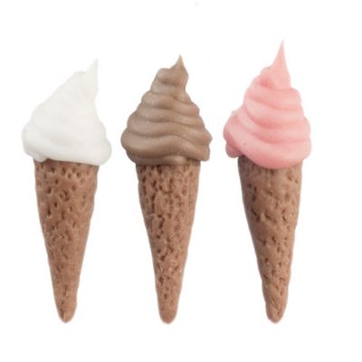 DOLLHOUSE SOFT SERVE ICE CREAM CONE