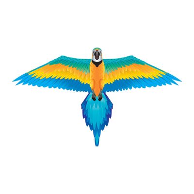 WindNSun Rainforest Nylon Kite, Macaw, 60 Inches Wide