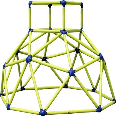 Eezy Peezy Climber with Top - Active Indoor Outdoor Play Set Climbing Dome Equipment Toys - Fun for Kids Ages 3 to 6 Years Old, Green and Blue