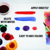 Handy Art Washable Liquid Watercolor, Orange, 8 oz Bottle, Dye-Based Color, Easy to Dilute with Water, Ready to Use Concentrated Paint, Certified Safe & AP Non-Toxic, Made in USA view 3