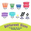 POPULAR PLAYTHINGS Playstix, Building Sticks Kit for Kids, Construction Stem Building Toy Gift for Boys & Girls - 130 Piece view 3