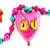 2 Hot for U Beads Necklace New Orleans Mardi Gras Spring Break Cajun Carnival Festival view 3