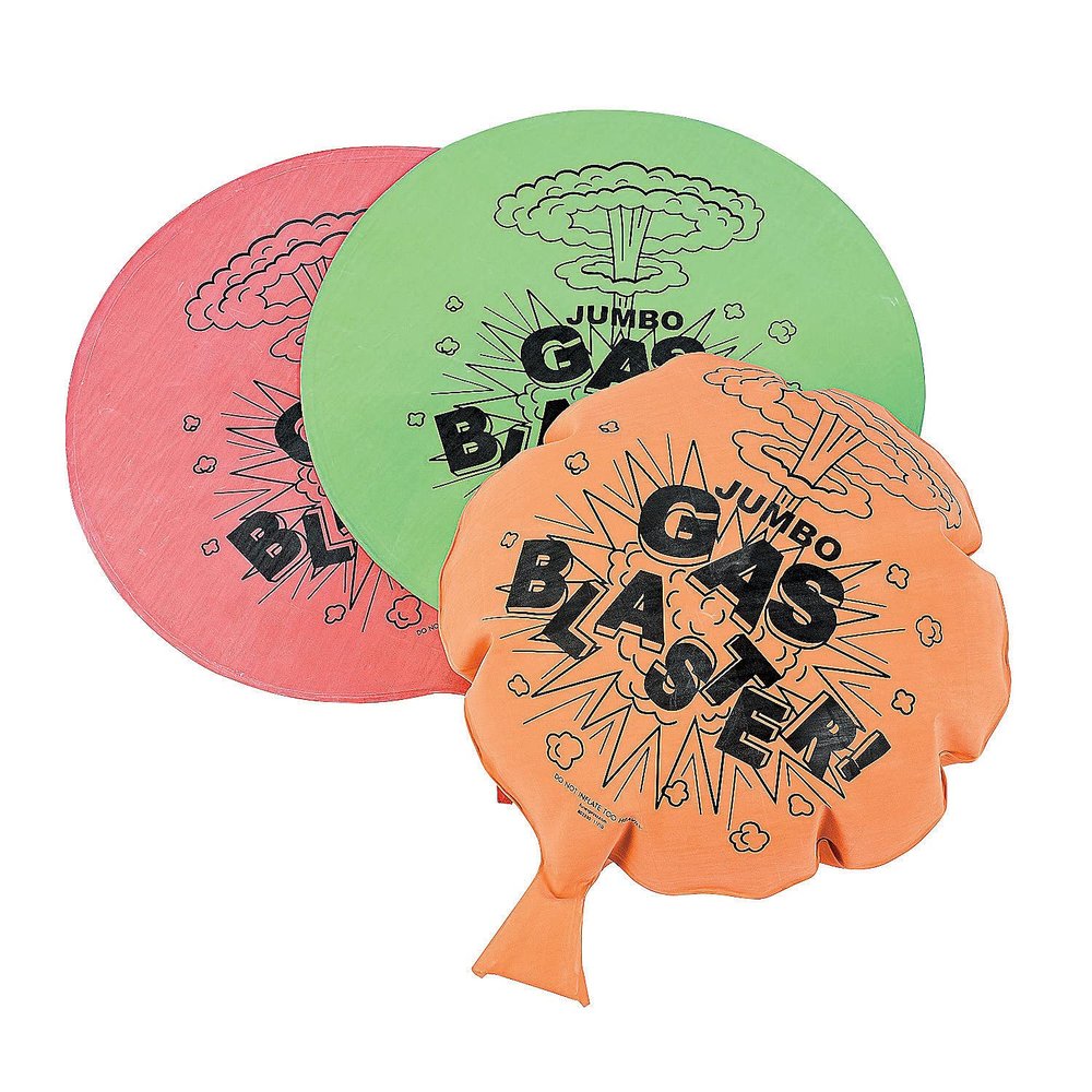 Rubber Jumbo Gas Blaster Whoopee Cushions - 12 Pieces