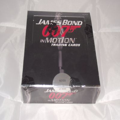 James Bond In Motion Factory Sealed Trading Card Hobby Box 24 Packs