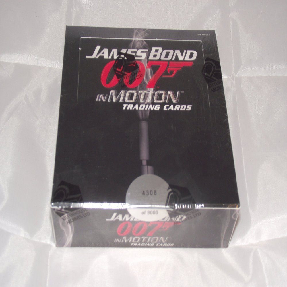 James Bond In Motion Factory Sealed Trading Card Hobby Box 24 Packs