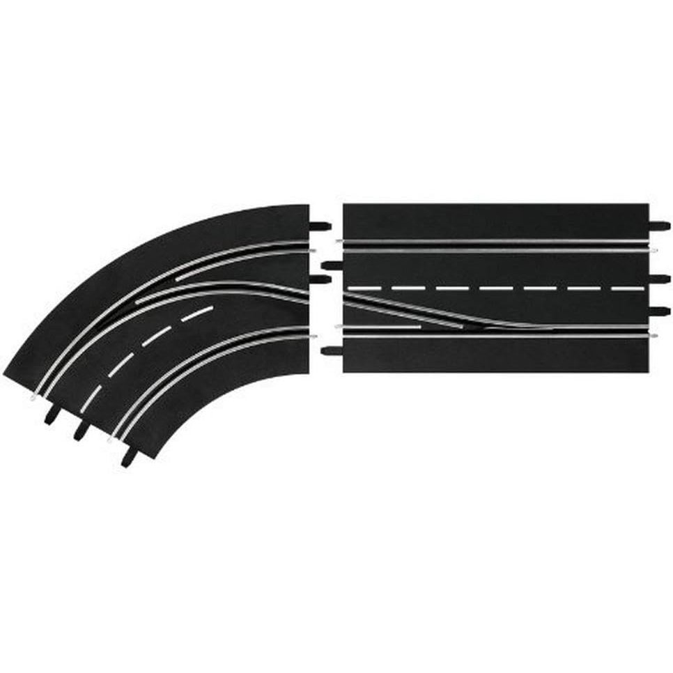Carrera Digital 124/132 Lane Change Left Curve, in to Out