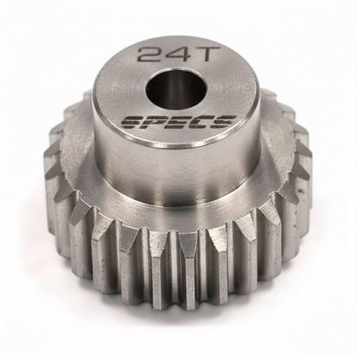 Integy Billet HD Stainless Steel 48 Pitch Pinion 24T for Brushless w/ 0.125 Shaft