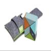 6 Piece Tegu Pocket Pouch Prism Magnetic Wooden Block Set, Nelson view 1