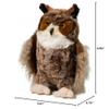 Douglas Einstein Great Horned Owl Plush Stuffed Animal view 3