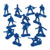 Big Bag of Blue Army Plastic Toy Soldiers (bulk set of 144 Army Men) Action Figures for Kids view 1