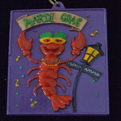 MGO Crawfish Party Beads Necklace New Orleans Mardi Gras Spring Break Cajun Carnival Festival