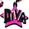 Diva Necklace New Orleans Mardi Gras Bead Necklace Spring Break Cajun Carnival Festival view 2