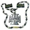 Choppers Motorcycle Mardi Gras Bead Necklace Spring Break Cajun Carnival Festival New Orleans Beads view 1
