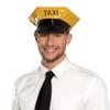 Boland 01346 Taxi Hat, One Size, Yellow/Black, Hat in Patent Look, Taxi Driver, Costume, Carnival, Theme Party view 2