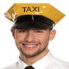 Boland 01346 Taxi Hat, One Size, Yellow/Black, Hat in Patent Look, Taxi Driver, Costume, Carnival, Theme Party view 3