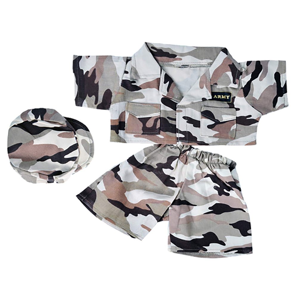 Army Desert w/Badge Teddy Bear Clothes Fits Most 14"-18" Build-A-Bear and Make Your Own Stuffed Animals