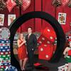 3D Cardboard Dice Set, 2 pieces - Stacks to 5 feet tall - Casino Party Decor view 2