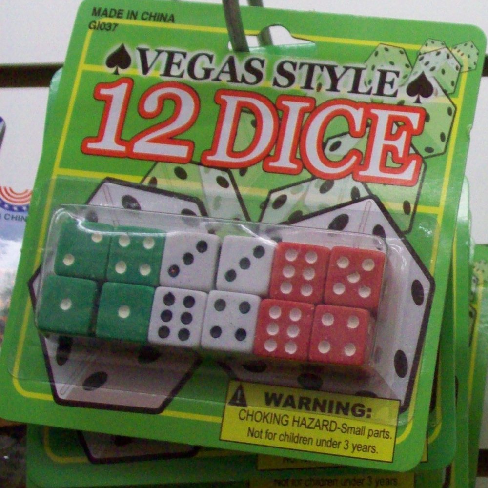 12 Vegas Style Dice