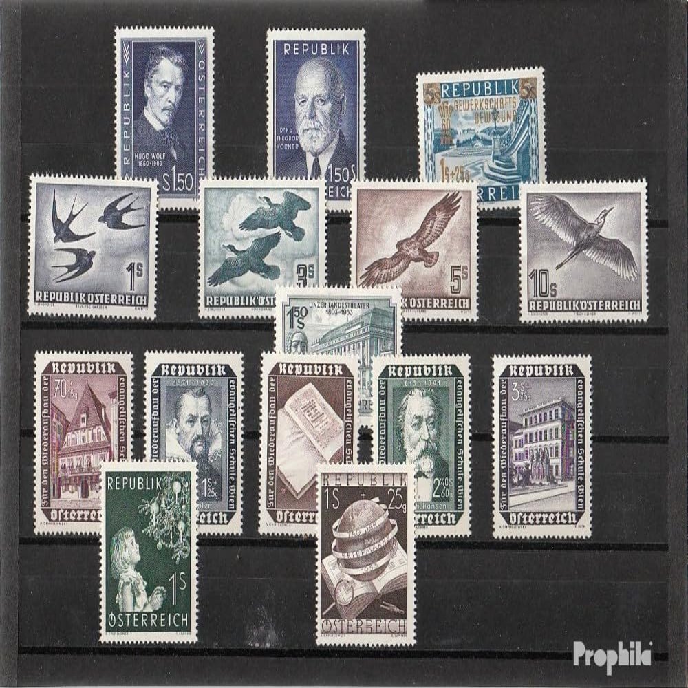 Austria 1953 unmounted Mint/Never hinged ** MNH Complete Volume in Clean Conservation (Stamps for Collectors)