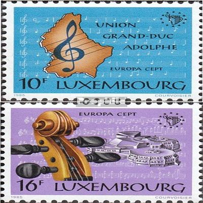 Luxembourg 1125-1126 (Complete.Issue.) 1985 Europe (Stamps for Collectors) Music/Dance