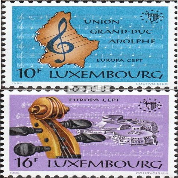 Luxembourg 1125-1126 (Complete.Issue.) 1985 Europe (Stamps for Collectors) Music/Dance