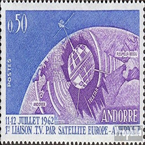 Andorra - French Post 178 (Complete.Issue.) Volume 1962 completeett unmounted Mint/Never hinged ** MNH 1962 Satellite TV (Stamps for Collectors) Space