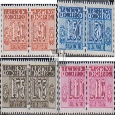 Italy Pz5-Pz8 (Complete.Issue.) unmounted Mint/Never hinged ** MNH 1955 State Emblem (Stamps for Collectors) Flags/Coats of Arms/Maps