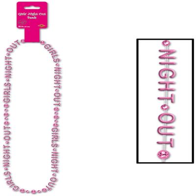 Beistle Company - Bachelorette Girls Night Out - Beads of Expression - Pink
